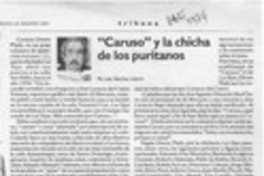 "Caruso" y la chicha de los puritanos  [artículo] Luis Sánchez Latorre.