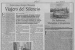 Viajero del silencio