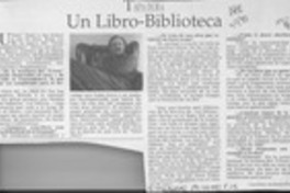 Un libro-biblioteca