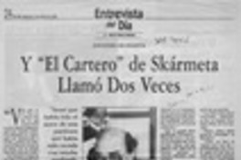 Y "El cartero" de Skármeta llamó dos veces  [artículo] Mario Banic Illanes.