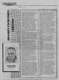 Grandes escritores chilenos  [artículo].