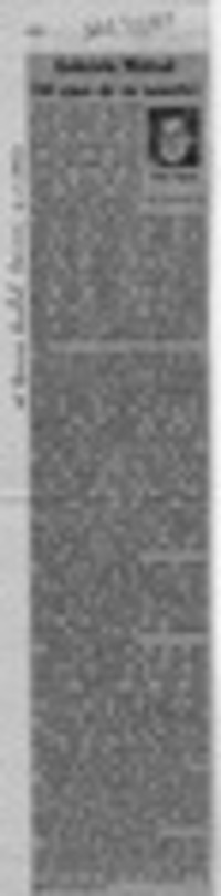 Gabriela Mistral (40 años de su muerte)  [artículo] Nori Agoni.