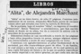 "Alita" de Alejandra Marchant  [artículo] Adolfo Simpson T.