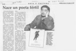 Nace un poeta fértil  [artículo].