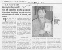 En el camino de la poesía  [artículo].
