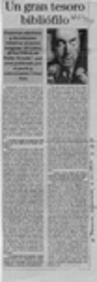 Un gran tesoro bibliófilo (entrevista)