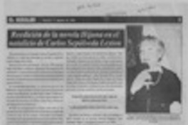 Reedición de la novela Hijuna en el natalicio de Carlos Sepúlveda Leyton  [artículo].