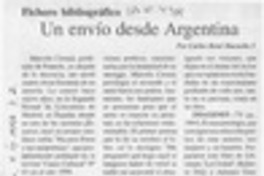 Un envío desde Argentina