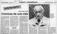 Crónicas de una vida  [artículo].