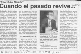 Cuando el pasado revive --  [artículo].
