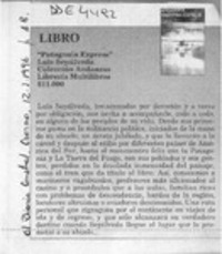 "Patagonia express"  [artículo].