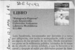 "Patagonia express"  [artículo].