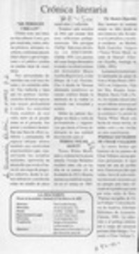 Cónica literaria  [artículo] Ramón Riquelme.