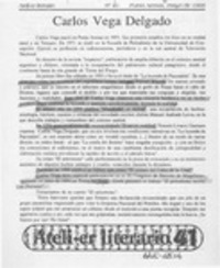 Carlos Vega Delgado  [artículo].