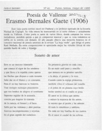 Erasmo Bernales Gaete  [artículo].
