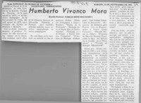 Humberto Vivanco Mora