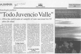 "Todo Juvencio Valle"  [artículo].