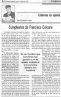 Cumpleaños de Francisco Coloane