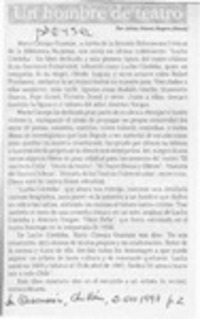 Un hombre de teatro  [artículo] Jaime Gómez Rogers.