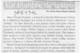 Un hombre de teatro  [artículo] Jaime Gómez Rogers.