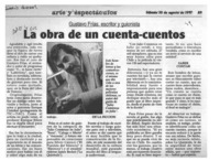 La Obra de un cuenta-cuentos  [artículo].