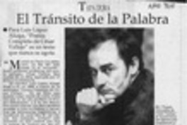 El Tránsito de la palabra  [artículo] Carolina Andonie Dracos.