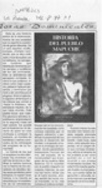 Historia del pueblo mapuche  [artículo].