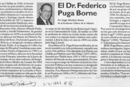 El Dr. Federico Puga Borne  [artículo] Sergio Martínez Baeza.