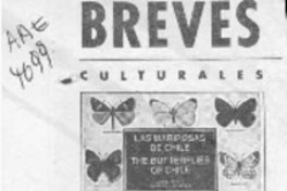 Mariposas en Chile  [artículo].