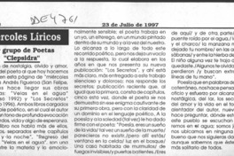 Miércoles líricos  [artículo].