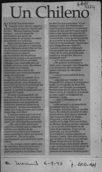 Un chileno "amarillo"  [artículo] M. I. N.