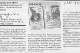 Cuentecillos con mote  [artículo] Elena Vial.