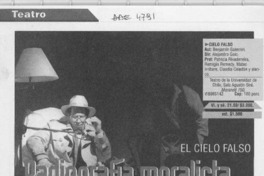 El Cielo falso radiografía moralista  [artículo].