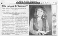Chile, un país de "huachos"  [artículo].