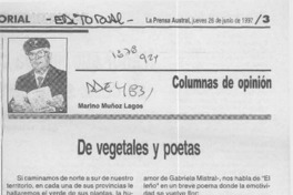 De vegetales y poetas