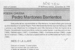 Pedro Mardones Barrientos  [artículo].