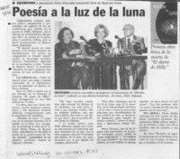 Poesía a la luz de la luna  [artículo].