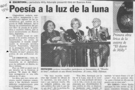 Poesía a la luz de la luna  [artículo].
