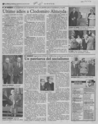 Ultimo adiós a Clodomiro Almeyda