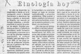 Etnología hoy  [artículo].