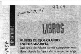 Mujeres de ojos grandes  [artículo].