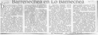 Barrenechea en Lo Bernechea  [artículo].