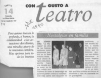 Nostalgias en familia