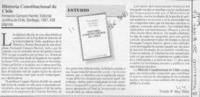 Historia constitucional de Chile  [artículo] Tomás P. Mac Hale.