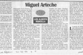 Miguel Arteche  [artículo] Luis Alberto Mansilla.