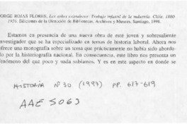 Los niños critaleros  [artículo] René Millar Carvacho.