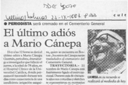 El Ultimo adiós a Mario Cánepa  [artículo].