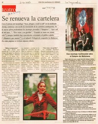 Se renueva la cartelera