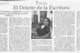 El deleite de la escritura