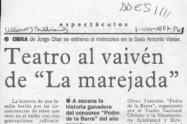 Teatro al vaivén de "La marejada"  [artículo].